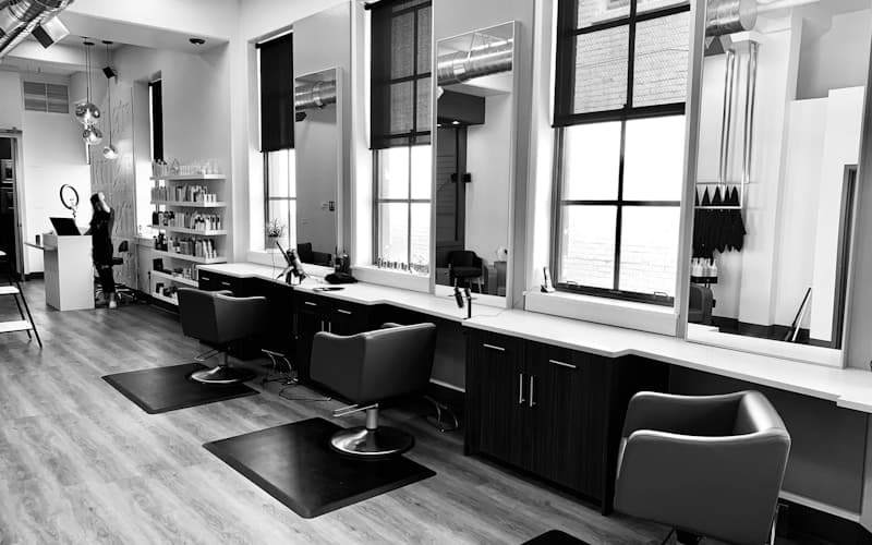 Professional hairdresser working at a trusted hair salon