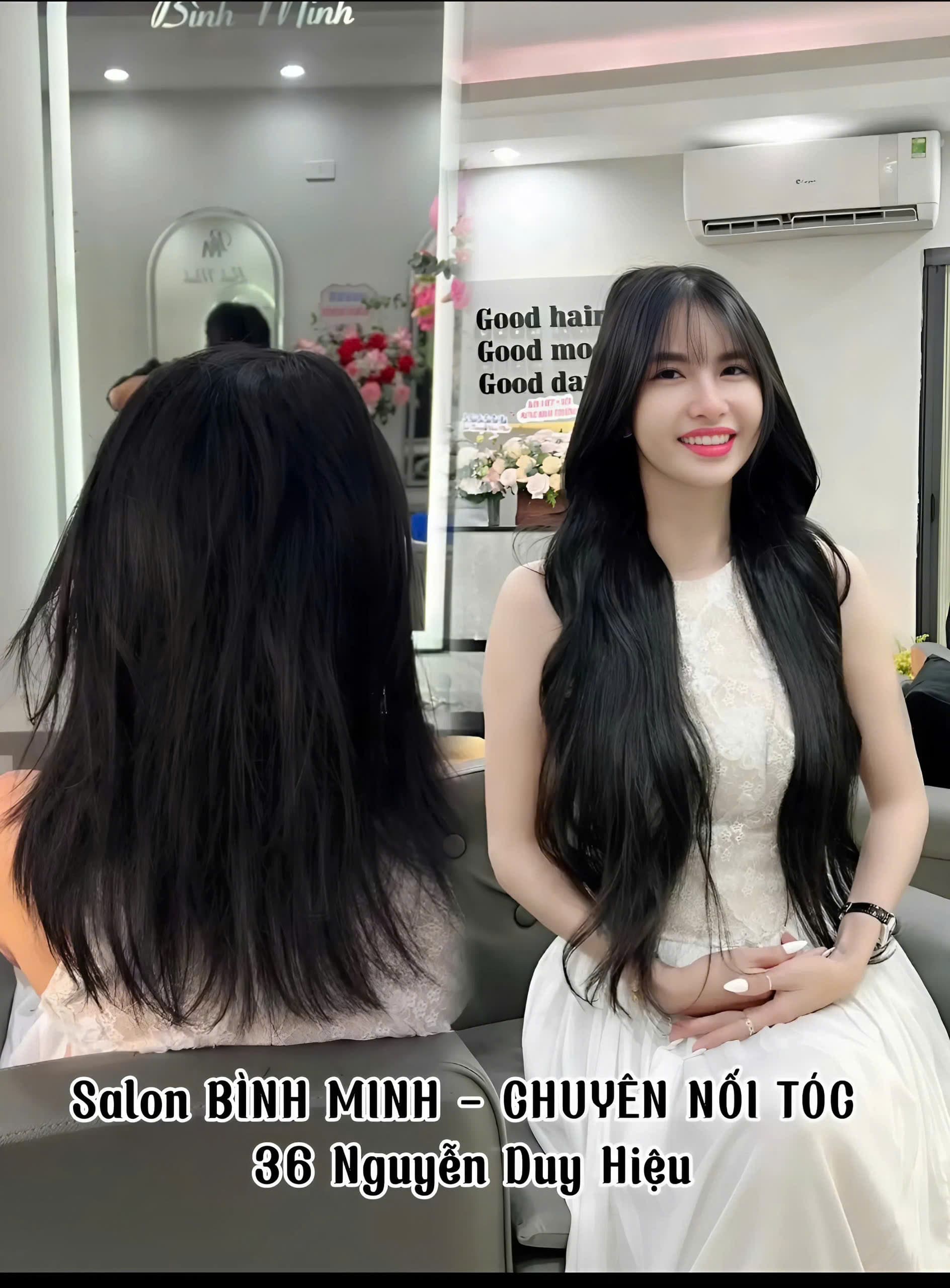 Nối tóc giá rẻ uy tín tại Đà Nẵng - Salon Bình Minh